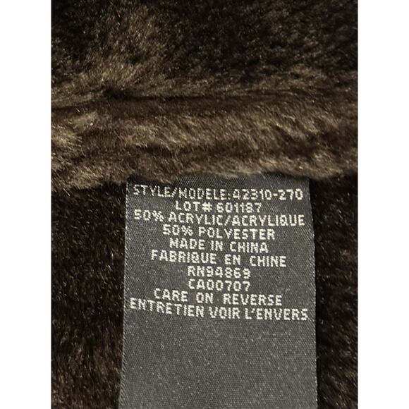 Tribal Jeans Faux Fur Sleeveless Vest Brown With Braided Detail‎ Size XL - Picture 5 of 9